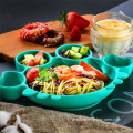 Baby Tableware Silicone All-in-One Chuck Bowl